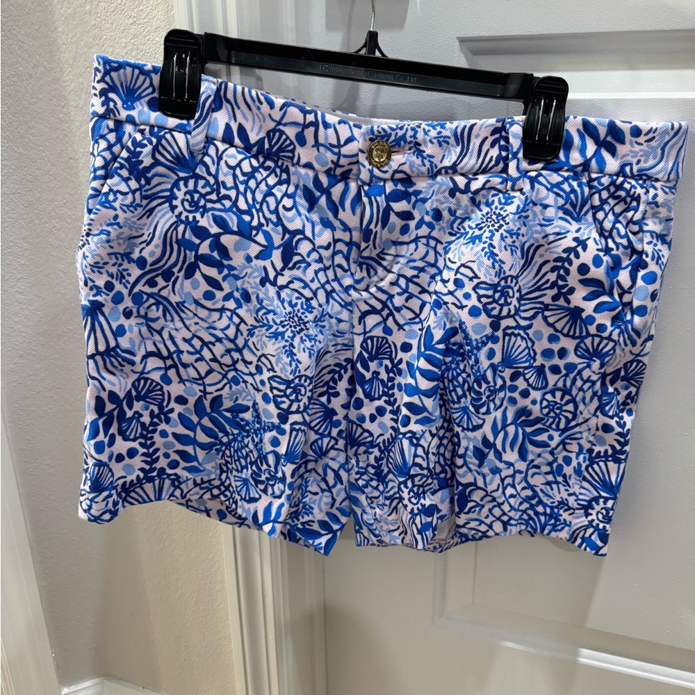 Blue printed Lily Pulitzer shorts